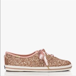 KEDS Kate Spade New York glittery sneakers - Rose Gold
